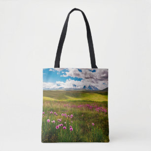 Tote Bag Fleurs Montagnes de l'Altaï, Sibérie, Russie