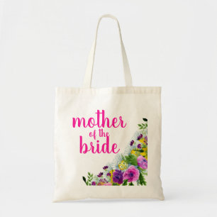 Tote Bag Fleurs personnalisées pour la mère de la mariée