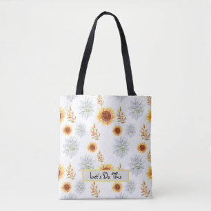 Tote Bag Fleurs pour la rentrée scolaire