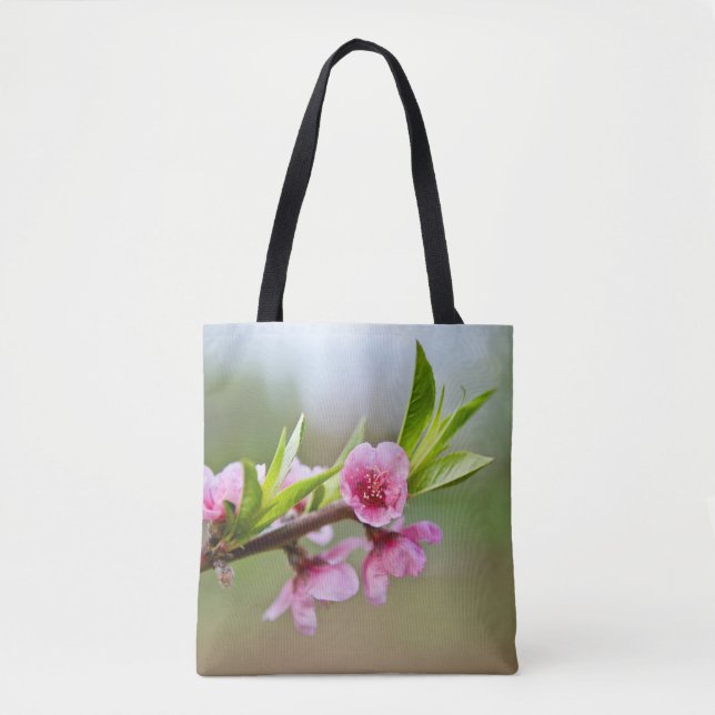Tote Bag Fleurs pour le ressort et l'été fourre-tout (Devant)