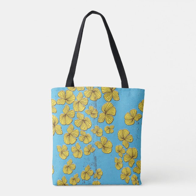 Tote Bag Fleurs pour l'Ukraine (Dos)