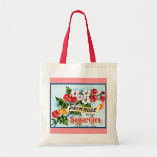 Tote Bag Fleurs Primrose Art Vintage Crate
