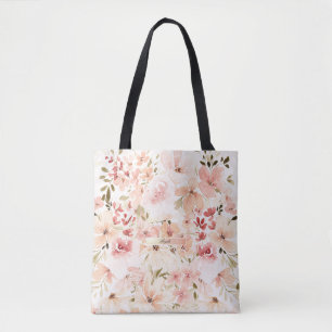 Tote Bag Fleurs printanières en fleurs