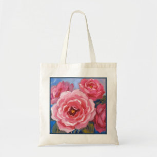 Tote Bag Fleurs roses