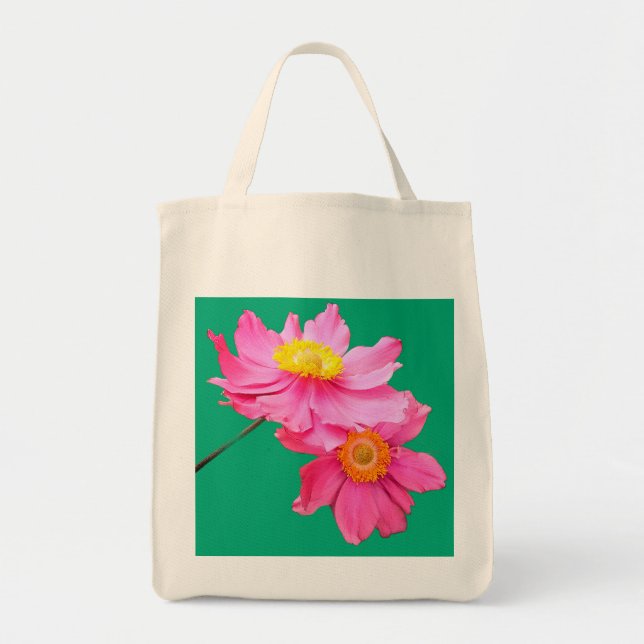 Tote Bag Fleurs roses (Devant)