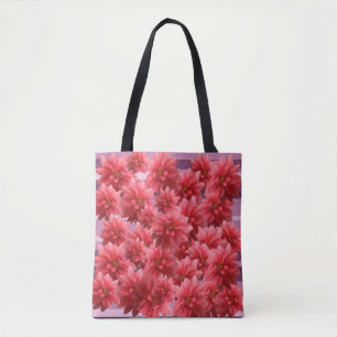 Tote Bag Fleurs roses Art Botanique