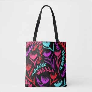 Tote Bag Fleurs sauvages en couleurs que POP!