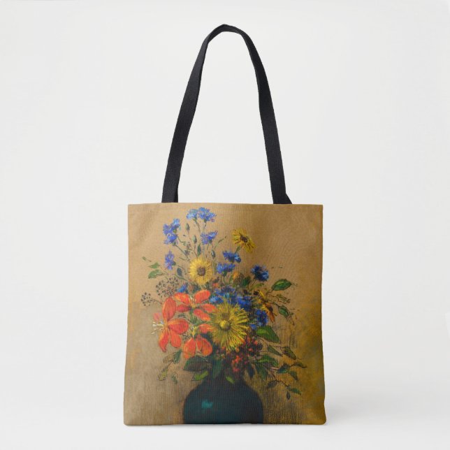 Tote Bag Fleurs sauvages vintages (Devant)