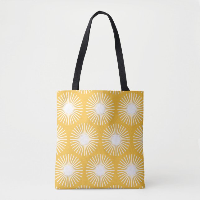 Tote Bag Fleurs simples : design sans couture scandinave. (Devant)
