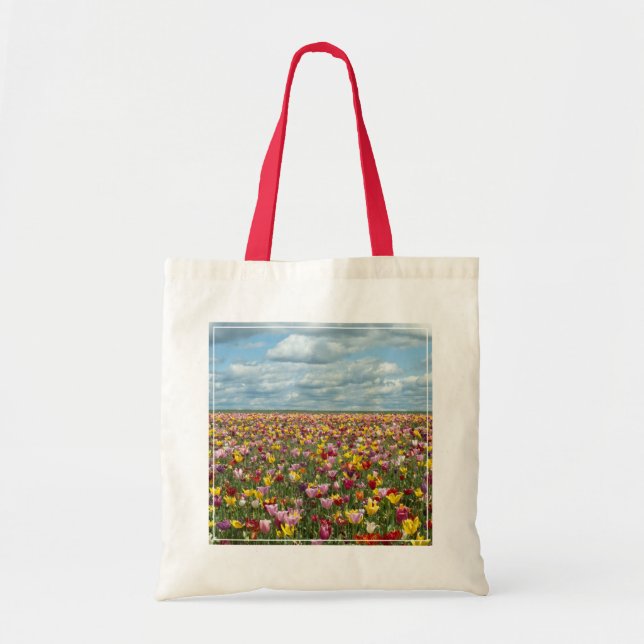 Tote Bag Fleurs | Tulips Willamette Valley Oregon (Devant)
