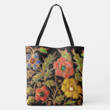 Fleurs victoriennes perlées