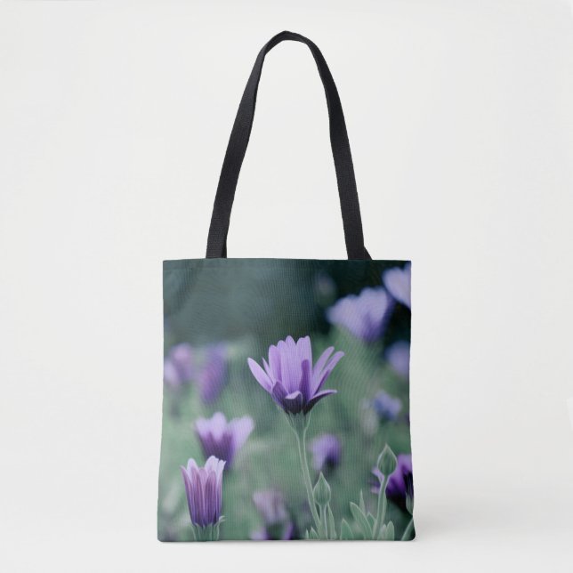 Tote Bag Fleurs violettes (Devant)