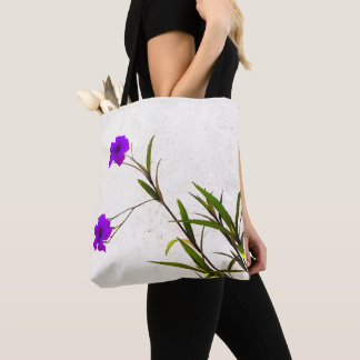 Tote Bag Fleurs violettes dans la brise