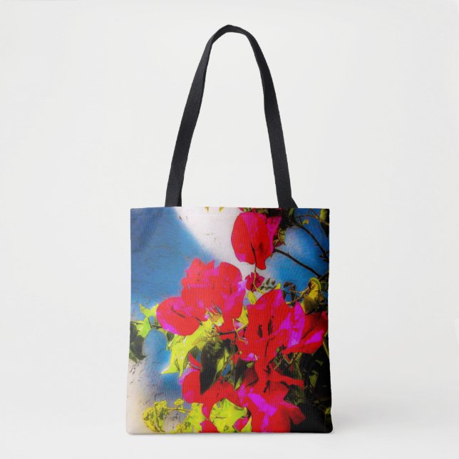 Tote Bag Fleurs vives Fourre-tout (Devant)