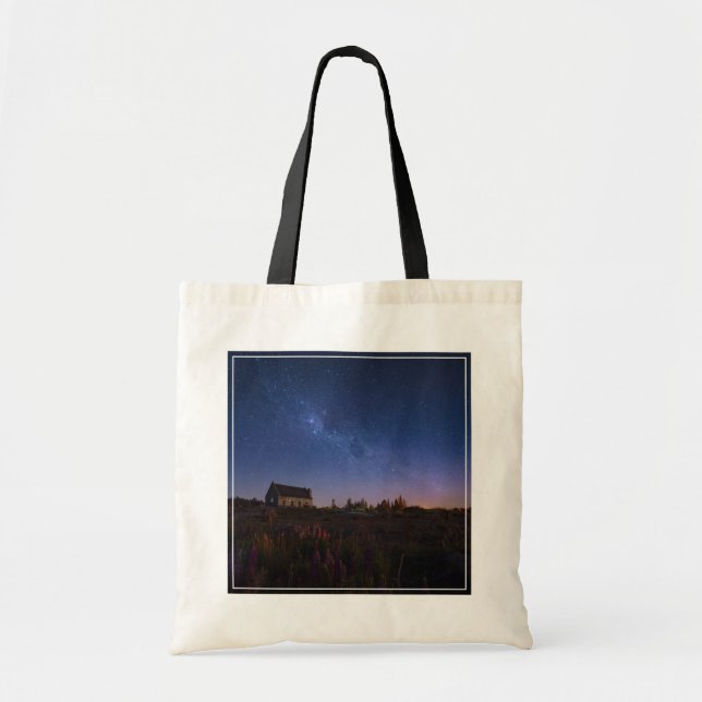 Tote Bag Fleurs | Voie Lactée Nouvelle-Zélande (Devant)