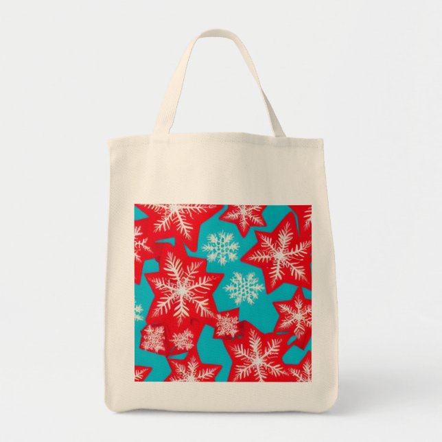 Tote Bag Flocon de neige (Devant)