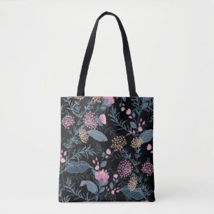 Tote Bag Flora d'été Fleurs de jardin florissantes