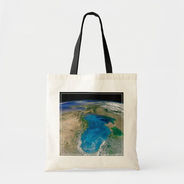 Tote Bag Floraison De Phytoplancton Bleu En Mer Noire (Devant)