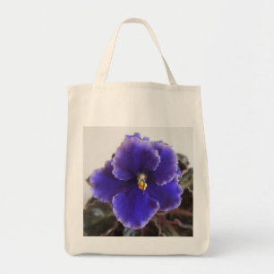 Tote Bag Floraison de violette africaine