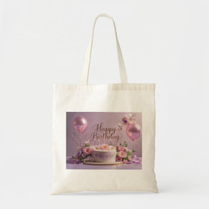 Tote Bag Floral anniversaire luxueux élégant extravagant