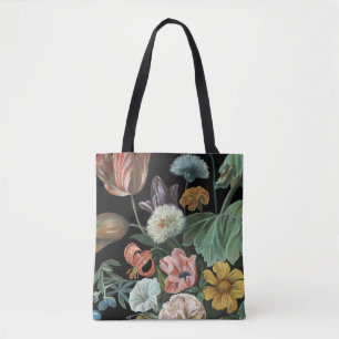 Tote Bag Floral baroque - bouquet des fleurs