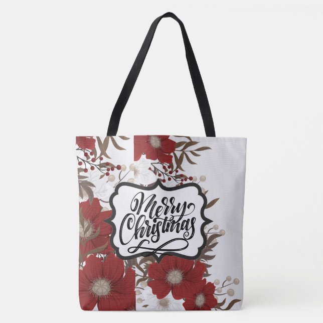 Tote Bag Floral Christ Fourre-tout Chris le roi (Devant)