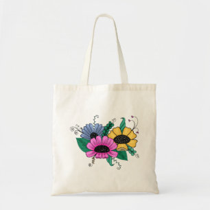 Tote Bag Floral coloré
