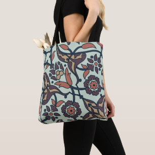 Tote Bag Floral Coloré Et Glamour Sans Fer Branché