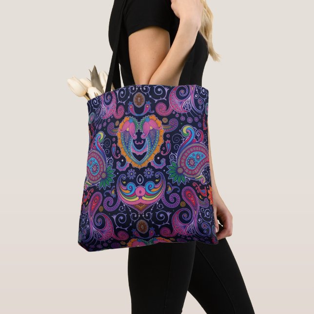 Tote Bag Floral de l'Amour (De près)