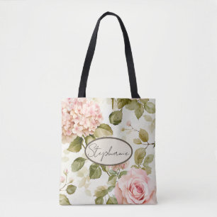 Tote Bag Floral d'hydrangée douce