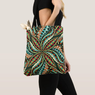 Tote Bag Floral Et Glamour Sans Fer Design      