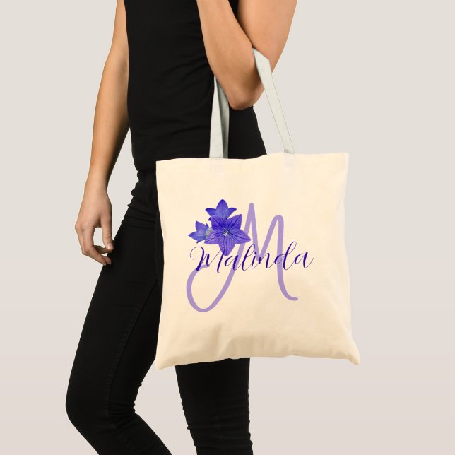 Tote Bag Floral personnalisé (Devant (produit))