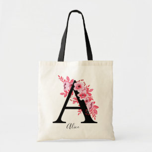 Tote Bag Floral romantique   Botanique Vintage   Bridal fou