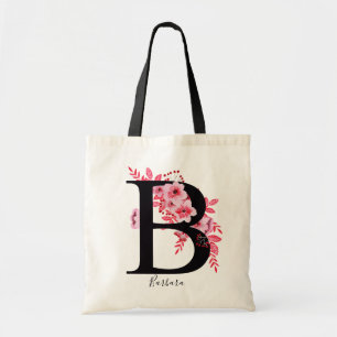 Tote Bag Floral romantique   Botanique Vintage   Bridal fou