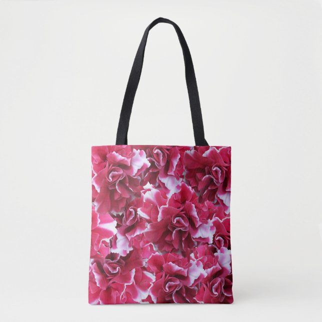 Tote Bag Floral rouge (Devant)