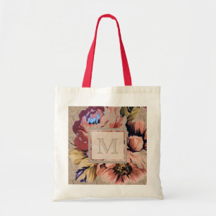 Tote Bag Floral rustique vintage