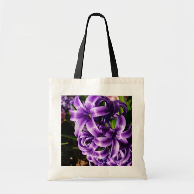 Tote Bag Flore de printemps Blue Hyacinth II (Devant)