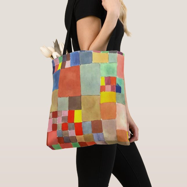Tote Bag Flore sur le sable de Paul Klee, Art Abstrait (De près)