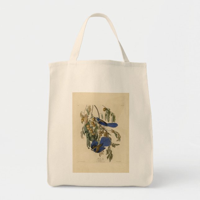 Tote Bag Florida Jay (Scrub-Jay) Audubon's Birds of America (Devant)