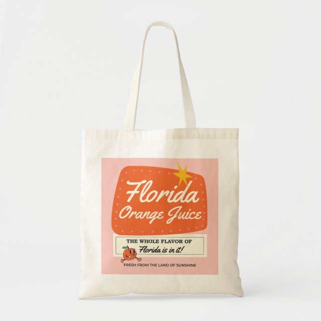 Tote Bag Florida Orange Juice Fourre-tout (Devant)