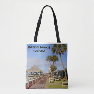 TOTE BAG FLORIDE DE PLAGE DU MEXIQUE SWING TIKI HUT