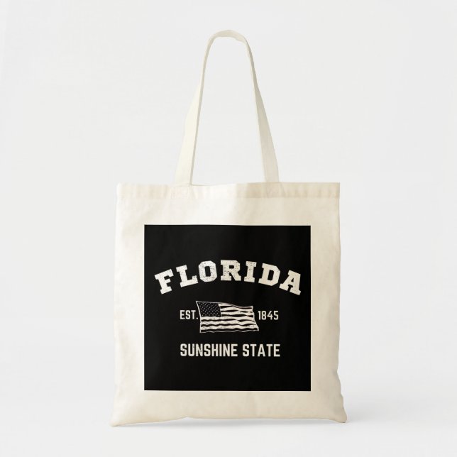 Tote Bag Floride Est, 1845 Sunshine State (Devant)
