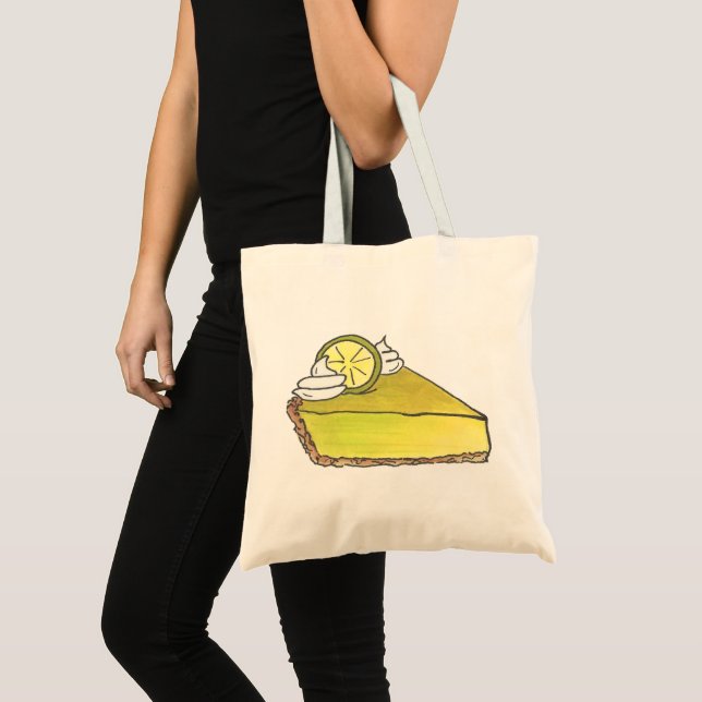 Tote Bag Floride Key Lime Pie Green Keylime Slice Dessert (Devant (produit))