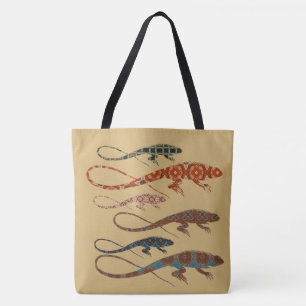 Tote Bag Florillas Lizard