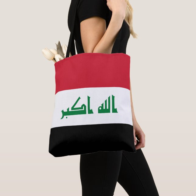 Tote Bag Flot d'Iraq (De près)