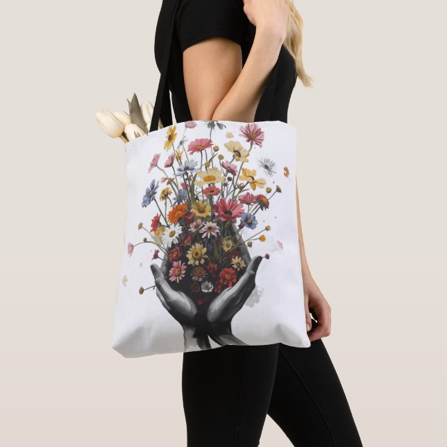 Tote Bag Flower (De près)