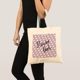 Tote Bag Flower girl Wedding Party Cadeau