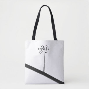 Tote Bag Flower Nazca Pérou ancien idole géoglyphe symbole