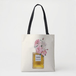Tote Bag Flower Parfum Fashion