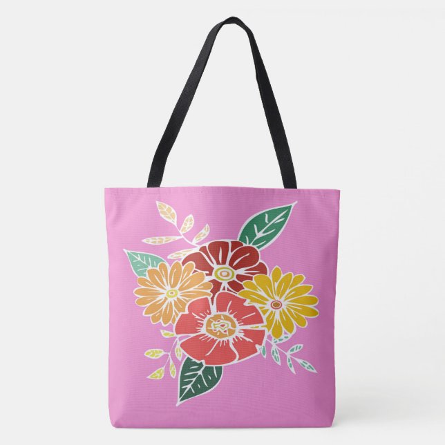 Tote Bag Flower Power #9 (Devant)